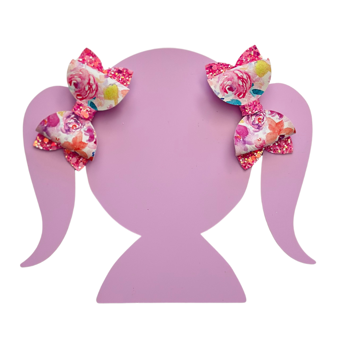 Bright Floral Piggy Set