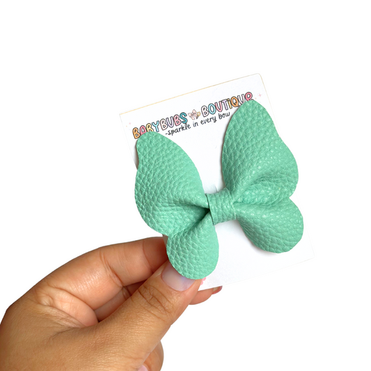 Mint Butterfly Clip