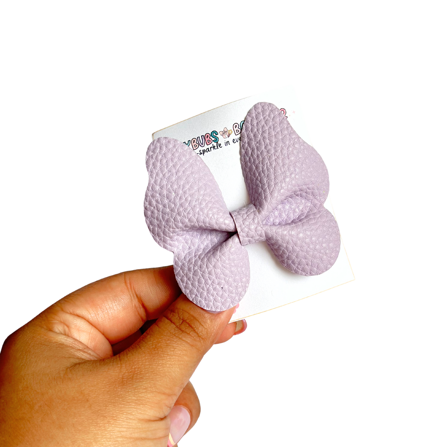 Lavender Butterfly Clip