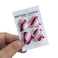 Pink Candy cane Mini Piggy Set