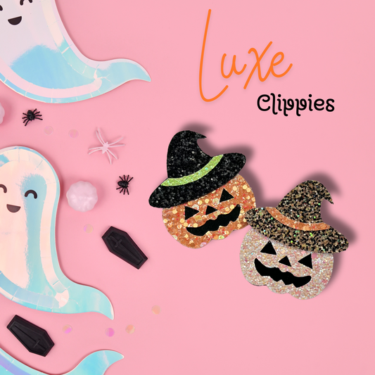 Witchy Jack O Lantern  Luxe Clip