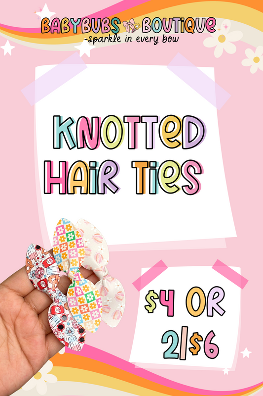 Knotted Hair Ties