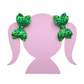 Green Glitter Piggy Set