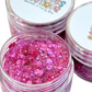 Magenta-  Glitter Hair Gel