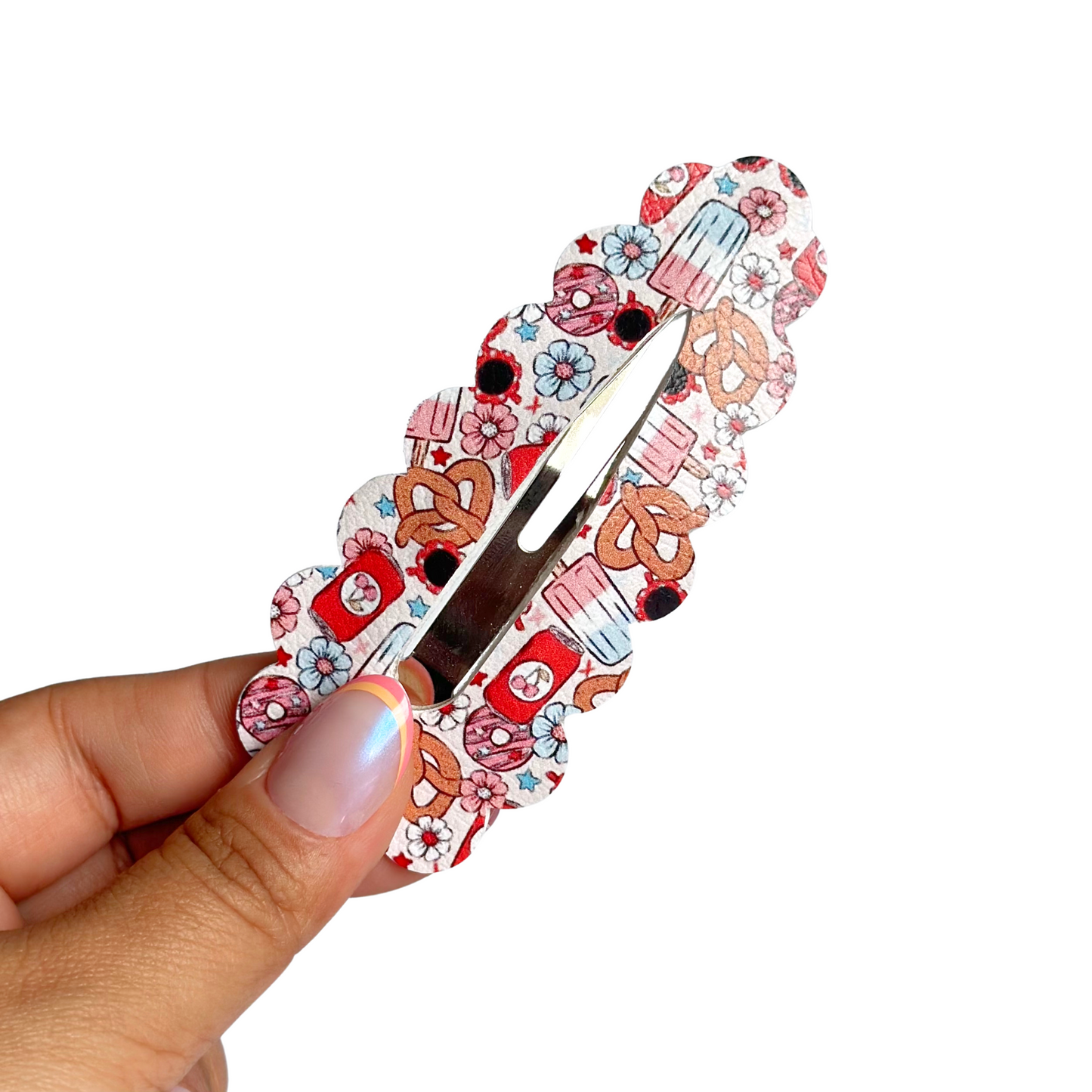 Red, White & Glam! Luxe Snap Clip