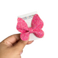 Pink Sparkle Glitter Butterfly Clip