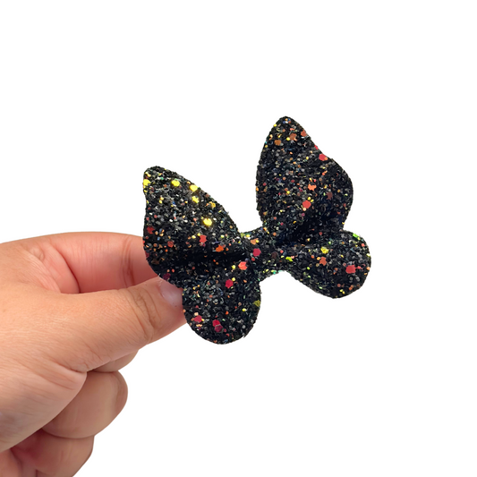 Halloween Night Glitter Butterfly Clip