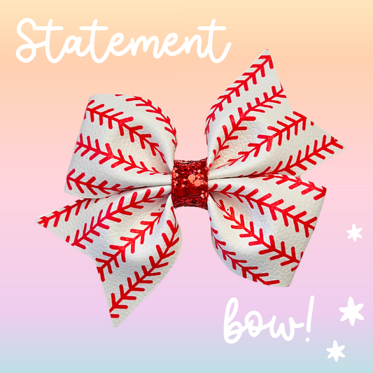 Baseball  5" Bow