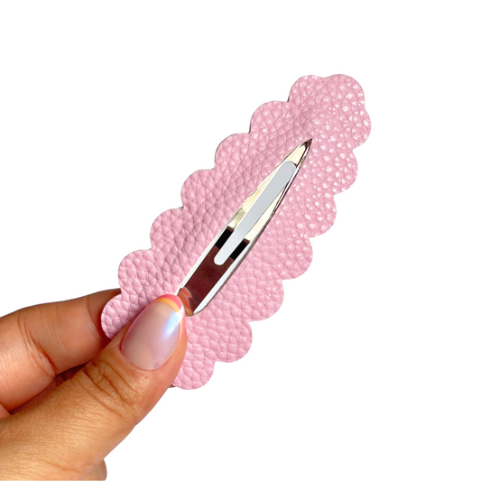 Baby Pink Luxe Snap Clip