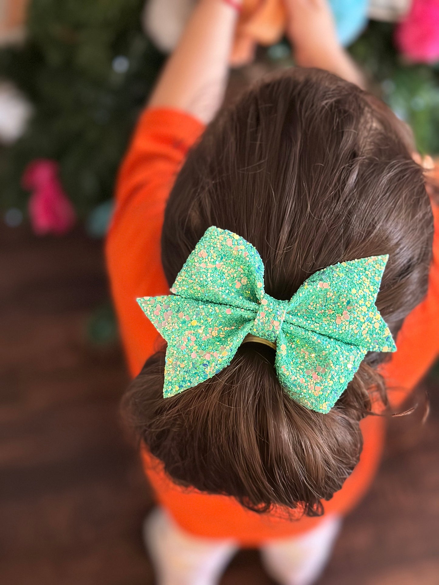 Bright Floral 5" Bow